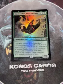 MTG Spider-Man, Miles Morales 0018 Mythic FOIL - Image 1