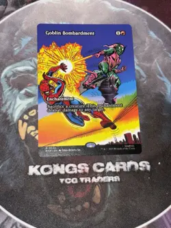 MTG Goblin Bombardment 0023 (Borderless) NON FOIL Spider Man MYTHIC - Image 1