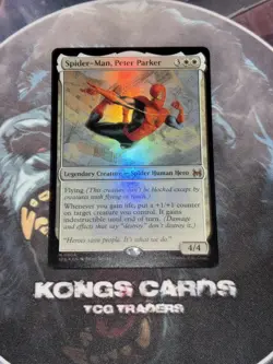 MTG Spider-Man, Peter Parker 0004 Mythic FOIL - Image 1