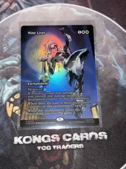 MTG Nine Lives 0003 (Borderless) FOIL Spider Man MYTHIC - Image 1