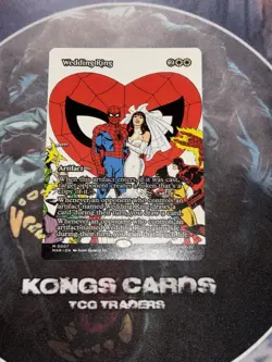 MTG Wedding Ring 0007 (Borderless) NON FOIL Spider Man MYTHIC - Image 1