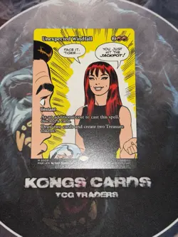 MTG Unexpected Windfall 0029 (Borderless) NON FOIL Spider Man MYTHIC - Image 1