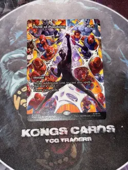 MTG Thrill Of Possibility 0028 (Borderless) NON FOIL Spider Man MYTHIC - Image 1