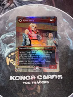 MTG Gwen Stacy / Ghost Spider M 0202 FOIL Mythic - Image 1