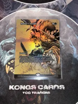 MTG Hunter's Insight 0035 Borderless FOIL Spider Man MYTHIC - Image 1