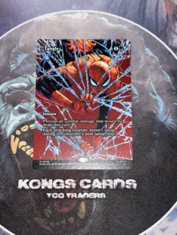 MTG Tangle 0038 (Borderless) NON FOIL Spider Man MYTHIC - Image 1