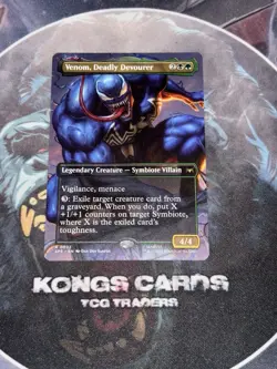 MTG Venom, Deadly Devourer - 0022 - R - Non Foil - Borderless - Spider-Man - NM - Image 1