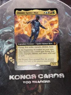 MTG Cosmic Spider-Man (Extended Art) - NON FOIL 0271 Mythic - Image 1