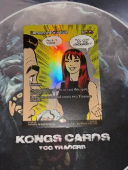 MTG Unexpected Windfall 0029 ~ **Foil ~ Borderless** Mythic - Image 1