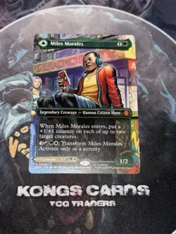 MTG Miles Morales / Ultimate Spider-Man 0200 NON FOIL - Borderless NM/M - Image 1