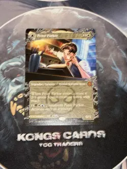 MTG Peter Parker 0208 NON FOIL Borderless Mythic - Image 1