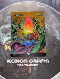 MTG Traumatize (Borderless FOIL) - MTG Spider-Man 0015 - NM/M - Image 1