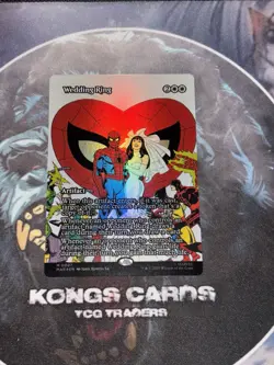 Wedding Ring - 0007 - M - Borderless - Foil - Marvel's Spider-Man - MTG - Mint - Image 1