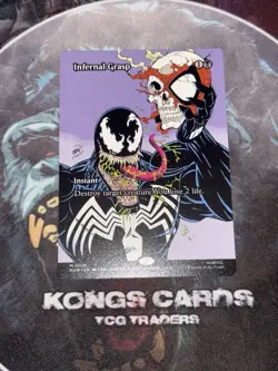 MTG Infernal Grasp 0018 - Borderless NON FOIL - Image 1