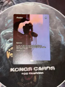 MTG Ponder - 0013 (Borderless) NON FOIL Spider Man MYTHIC - Image 1