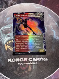 MTG Arana, Heart Of The Spider 0213 FOIL Borderless Rare - Image 1
