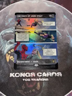 MTG The Death Of Gwen Stacy 0223 FOIL Borderless Rare - Image 1