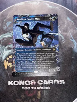 MTG Symbiote Spider-Man 0217 NON FOIL Borderless Rare - Image 1