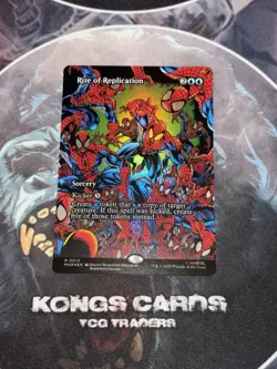 MTG Rite Of Replication 0014 (Borderless) FOIL Spider Man MYTHIC - Image 1