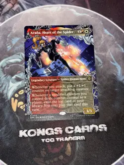MTG Arana, Heart Of The Spider 0213 NON FOIL Borderless Rare - Image 1