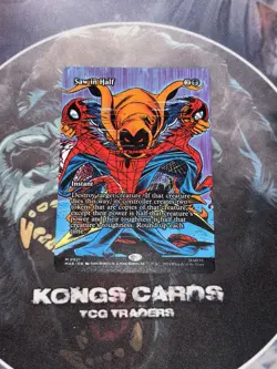 MTG Saw In Half 0021 (Borderless) NON FOIL Spider Man MYTHIC - Image 1