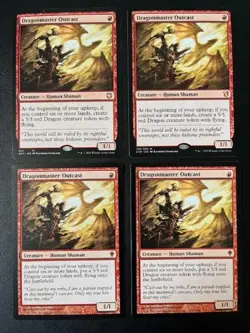 MTG- Dragonmaster Outcast x4 - Image 1