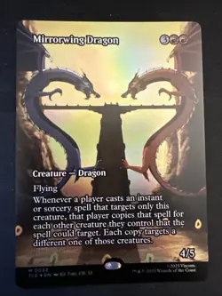 Mirroring Dragon Borderless Foil- Avatar - Magic the Gathering - Image 1