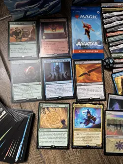 MTG PreRelease Kit Katara BLUE Avatar Last Airbender Badgermole Cub Include READ - Image 2