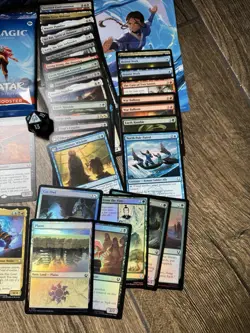 MTG PreRelease Kit Katara BLUE Avatar Last Airbender Badgermole Cub Include READ - Image 3