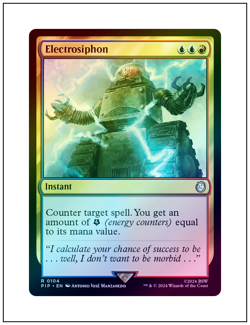 1x Electrosiphon, Foil, Magic the Gathering MTG NM - Image 1