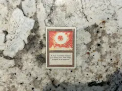 Mtg Revised Sol Ring - Magic the Gathering Sol Ring Revised Heavily Played - Image 1