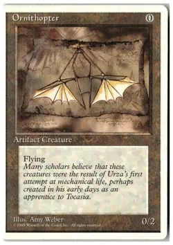 MTG Ornithopter - Fourth Edition Heavily Played English Playset (x4) - Image 1