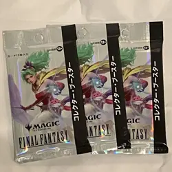MTG Final Fantasy collector booster Pack x3 Japanese New Sealed Magic the - Image 1
