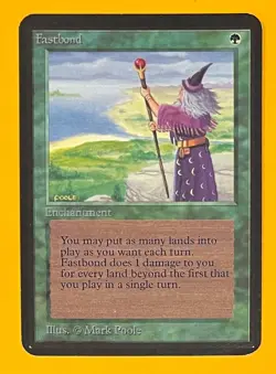 MTG FASTBOND Alpha (OldManMTG 012-279) - Image 1