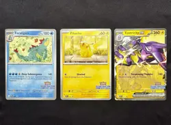 Full Set 2025 POKEMON SVP EN PROMO ILLUSTRATION CONTEST 2024 PIKACHU - Image 1