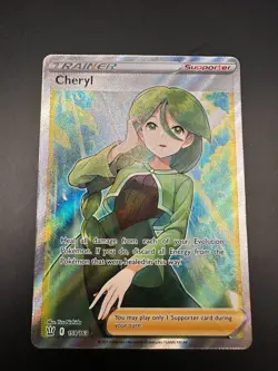 Pokemon TCG Cheryl Sword & Shield - Battle Styles 159/163 Holo Full Art - Image 1