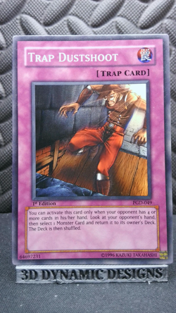 | Yugioh Trap Dustshoot PGD-049 1st Edition Pharaonic Guardian NM- ?? | - Image 1
