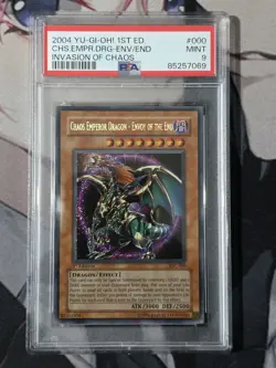 Yu-Gi-Oh - Chaos Emperor Dragon - Envoy of the End - IOC-000 -Secret Rare - PSA9 - Image 1