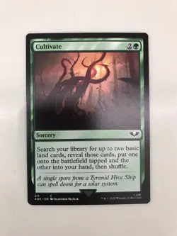 Cultivate MTG Magic the Gathering Card NM Near Mint Warhammer 40K - Image 1