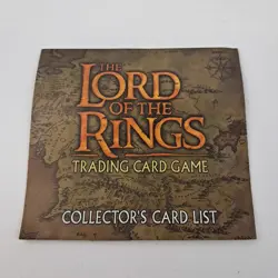 Lord Of The Rings Trading Card Game 69 Cards Rulebook & Collectors Card List - Image 3