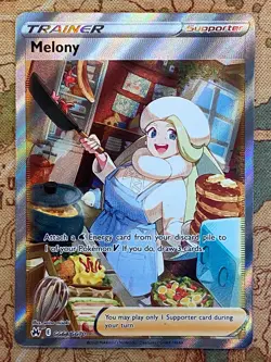 Pokemon Card TCG - Melony GG64 Full Art Ultra Rare Trainer Crown Zenith NM - Image 2