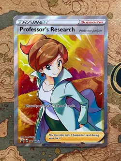 Pokemon Card TCG - Professor's Research SWSH152 Black Star Promo Near Mint - Image 1