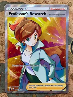 Pokemon Card TCG - Professor's Research SWSH152 Black Star Promo Near Mint - Image 2