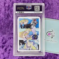 Lot 3 PSA 10 2017 Lillie Playing Card J Q K Set Pokemon Cards Japanese Cosmog - Image 5