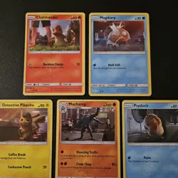 Pokemon TCG Detective Pikachu 8 Card Lot - Image 4