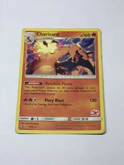 CHARIZARD 3/70 Dragon Majesty Battle Academy Stamped 39 Rare Pokemon Card MP - Image 1