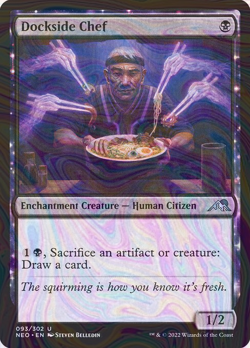 Foil Dockside Chef - Kamigawa: Neon Dynasty | MTG Card - Image 1