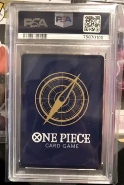 2022 One Piece TCG Luffy Winner Promo card - 1/1 Erica Schroeder Auto PSA Mint 9 - Image 3