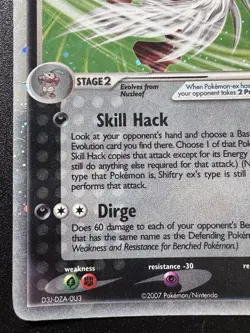 Shiftry ex 97/108 EX Power Keepers Pokemon Card Holo Foil Rare HP - Image 5