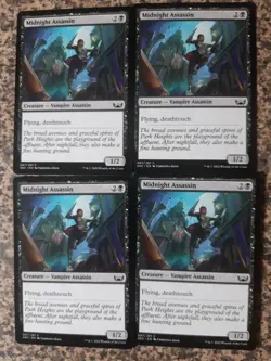 MTG 4 x Midnight Assassin - Streets of New Capenna - Image 1